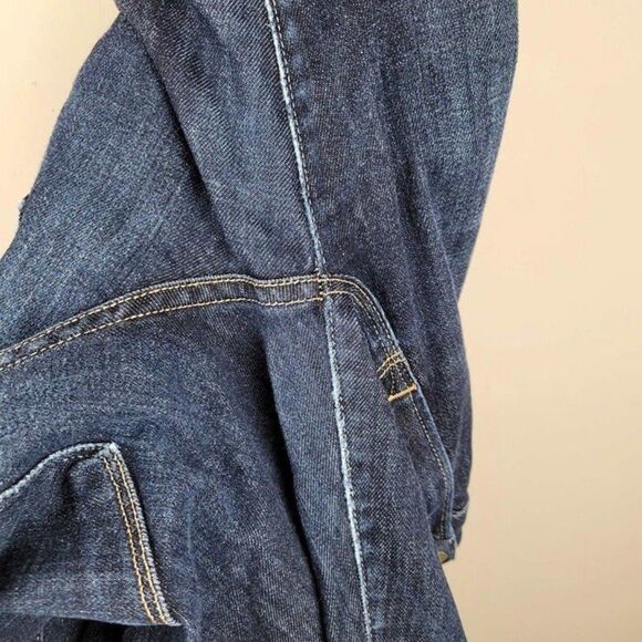 FRAME Size 27 Le Skinny De Jeanne Jeans Crown Heights Dark Blue Step Hem - Picture 10 of 12